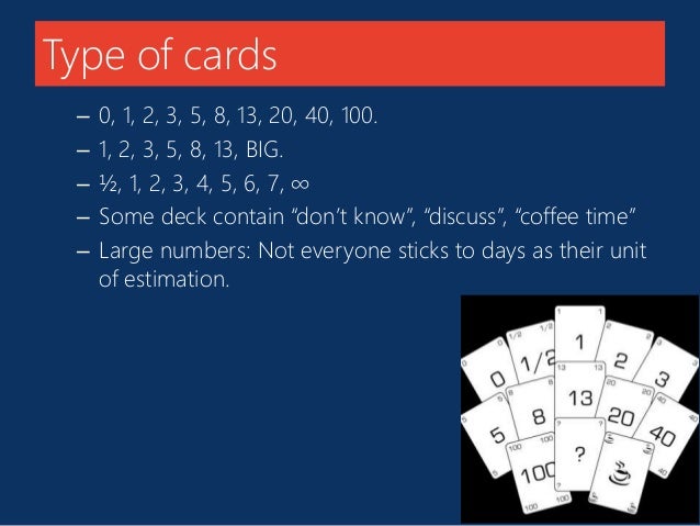 Poker estimation technique in agile banque du groupe casino 6 avenue de provence